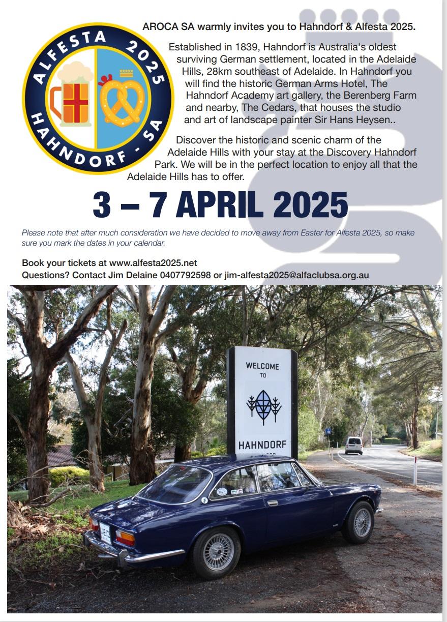 ALFESTA '25, Hahndorf SA